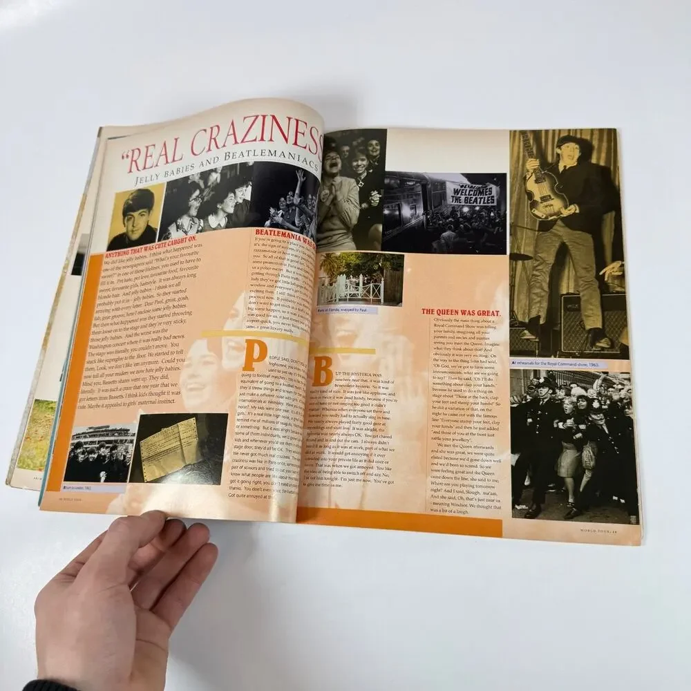 Paul McCartney 1989 World Tour Concert Program Book